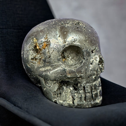 Pyrite Skull - Over 2 Pounds - Raven's Cauldron