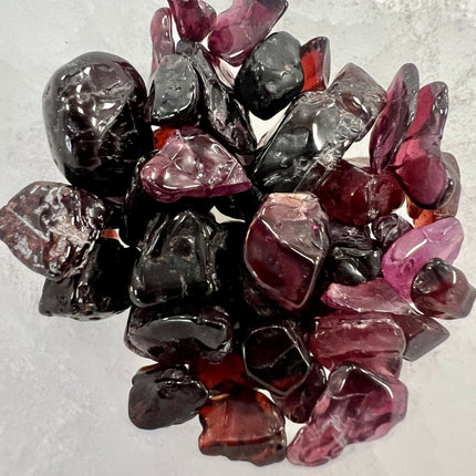 Red Garnet Chips - Raven's Cauldron