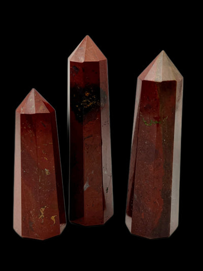 Red Jasper Tower - Faceted