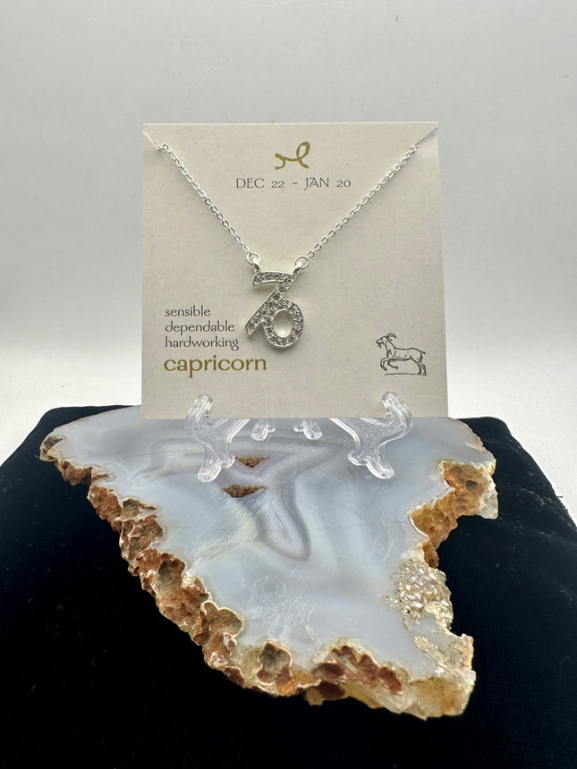 Rhinestone Zodiac Necklace - Raven's Cauldron