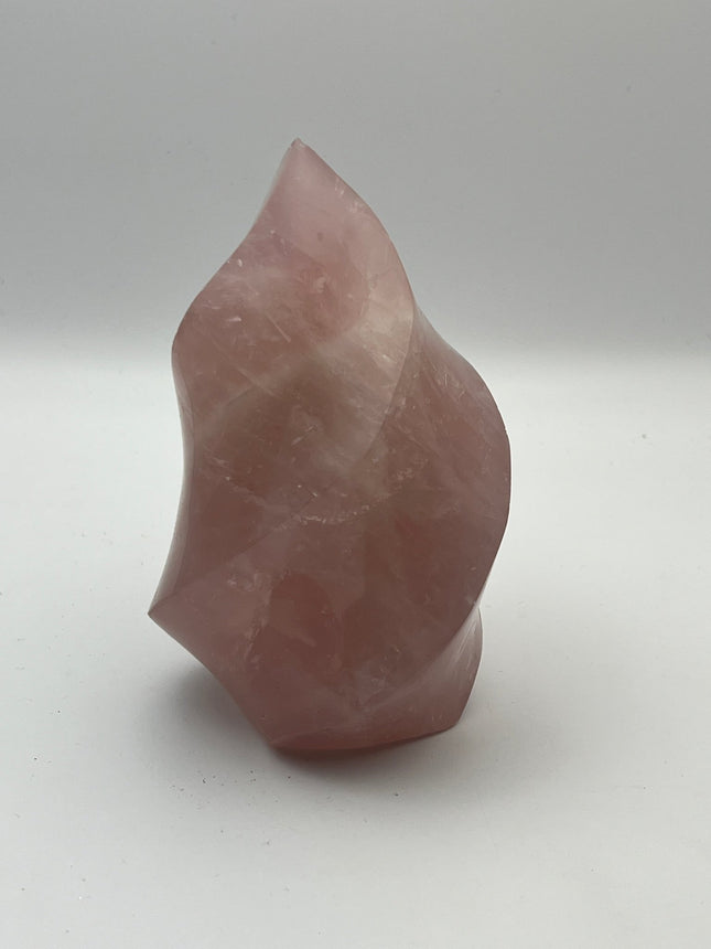 Rose Quartz Free Form Flame - Raven's Cauldron