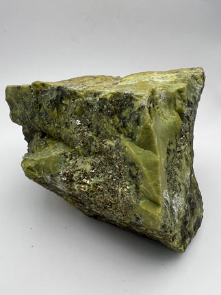 Serpentine with Lodestone and Pyrite - Rough - Raven's Cauldron