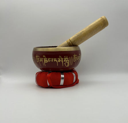 Singing Bowl - Yin Yang - Red - Raven's Cauldron