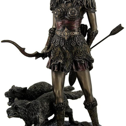 Skadi Statue - Norse - Raven's Cauldron