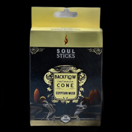 Soul Sticks Backflow Incense Cone - Egyptian Musk - Raven's Cauldron