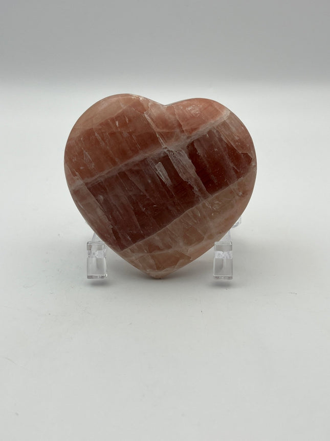 Strawberry Calcite - Heart - Raven's Cauldron