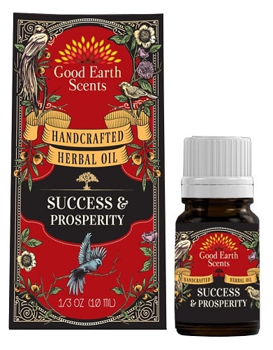 Success and Prosperity - Handcrafted Herbal Oil - Raven's Cauldron