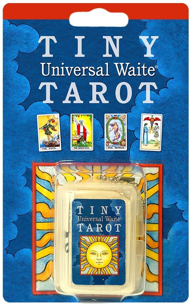 Tiny Universal Waite Tarot Keychain - Raven's Cauldron