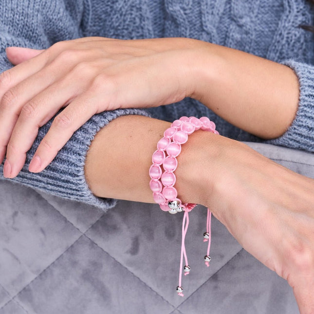 Watermelon | Silver | Cheshire Glass Charmballa Bracelet - Raven's Cauldron