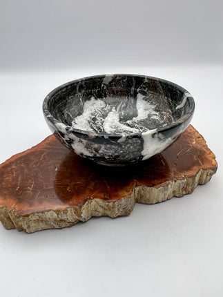 Zebra Jasper Offering Bowl - Raven's Cauldron